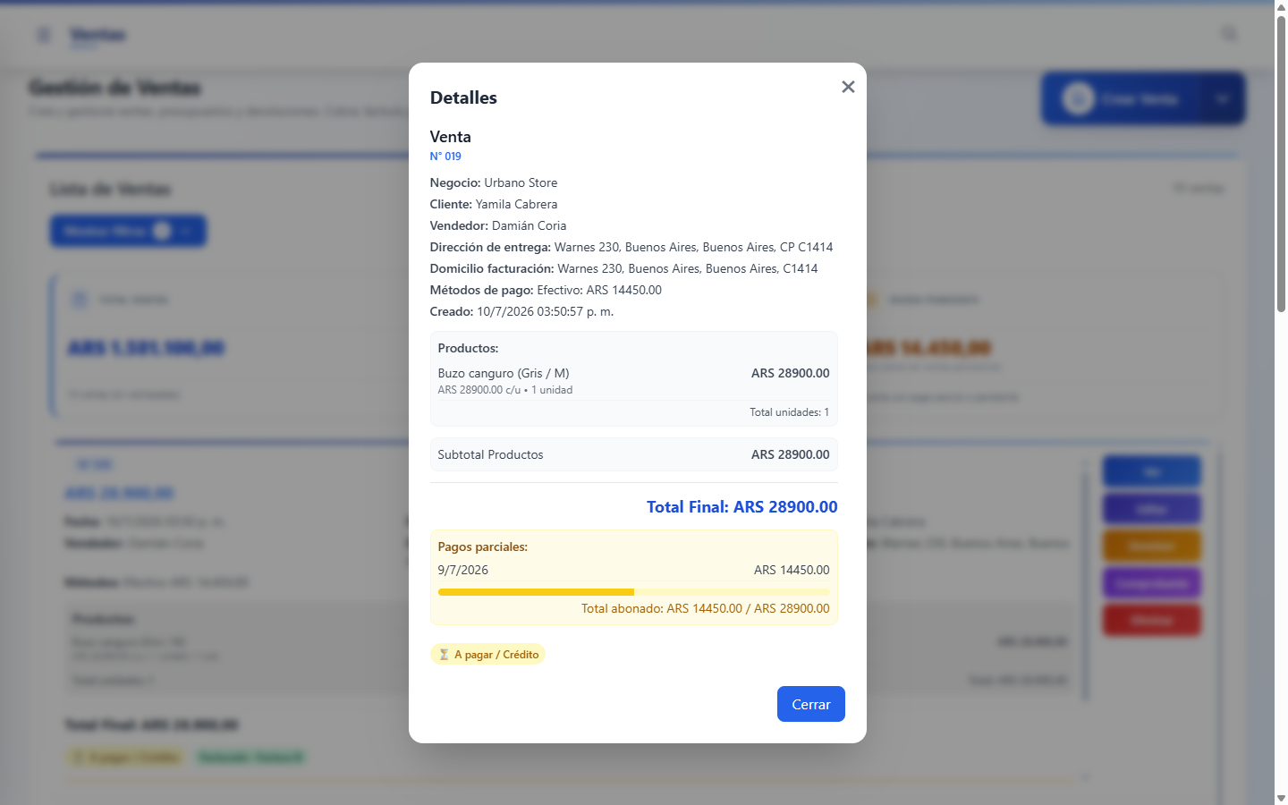 Control de deudas y cuenta corriente de clientes en BizzKore